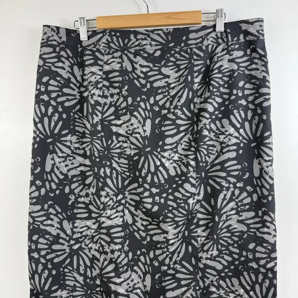 Ripskirt Hawaii Shibori Butterfly Maxi Skirt XL Length 4 Beach Vacation Pocket